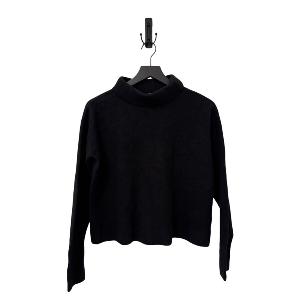 & OTHER STORIES Chunky Collar Black Sweater